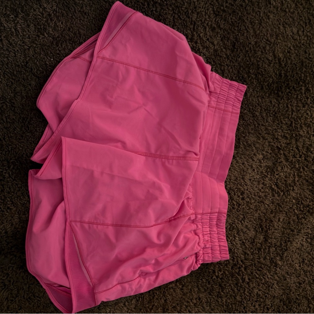 Lululemon Athletica Vibrant Pink Athletic Shorts